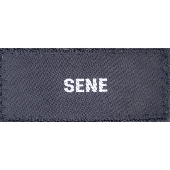 Sene Men's Sport Coat Jacket Blazer WOOL 2-Button Sz 38R Textured Gray SLIM EUC - Picture 10 of 13